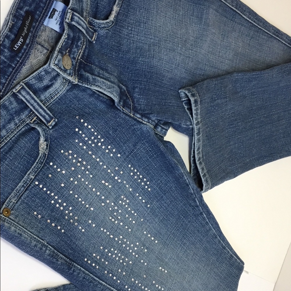 Girl Levi’s night blue mid rise 2M (32)